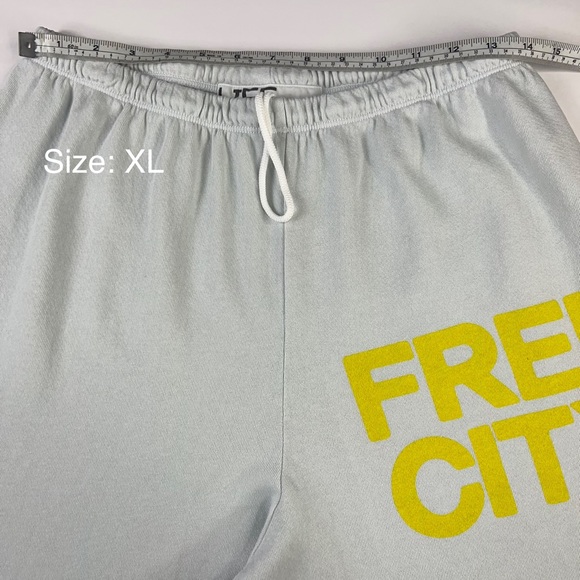 Freecity Life Nature Love Silver Rock Grey Yellow Sweatpants Womens Sz XS-XL New - Picture 16 of 16